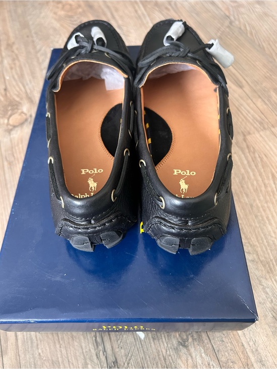 NIB Polo Ralph Lauren Black Driving Moccasins main image 8